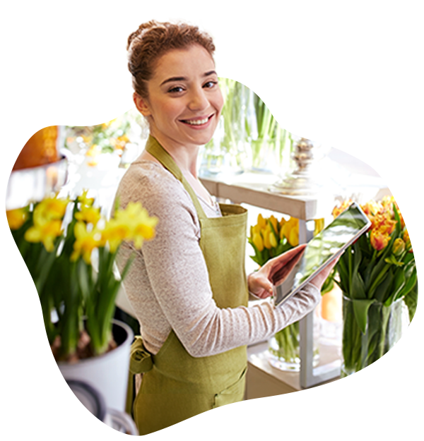 Właścicielka kwiaciarni