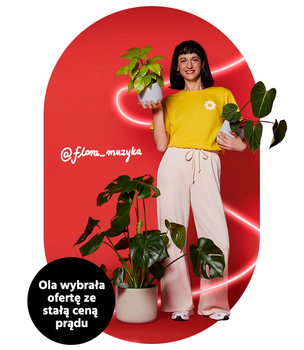 Ola, właścicielka kwiaciarni Flora Muzyka - wybrała pewność i ofertę ze stałą ceną prądu