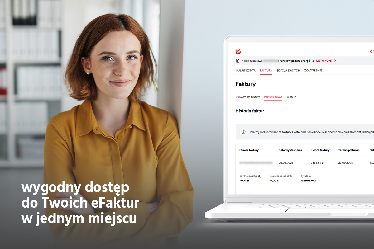 Wygodny dostęp do Twoich eFaktur w serwisie ENERGA24